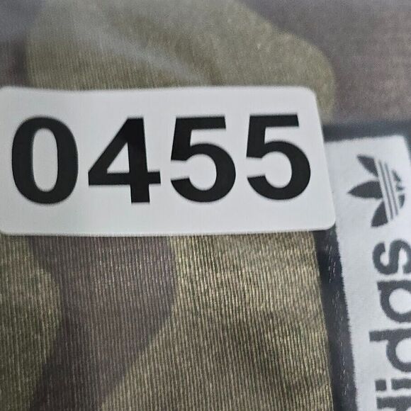 Adidas Trefoil Windbreaker Jacket L Camo Full Zip Hoodie Cropped Baggy Gorpcore‎ - Picture 15 of 16